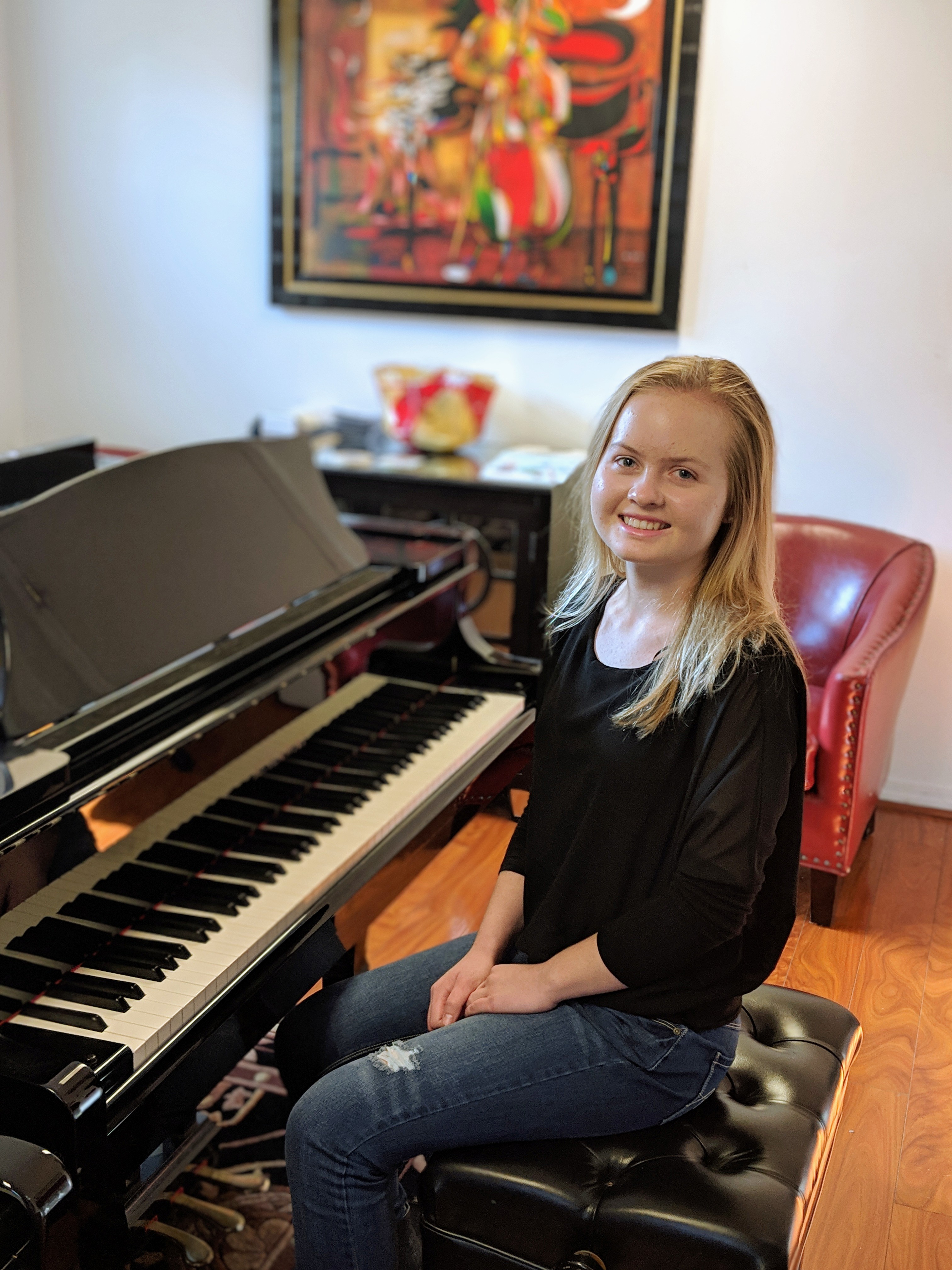 Kaitlin student of the month